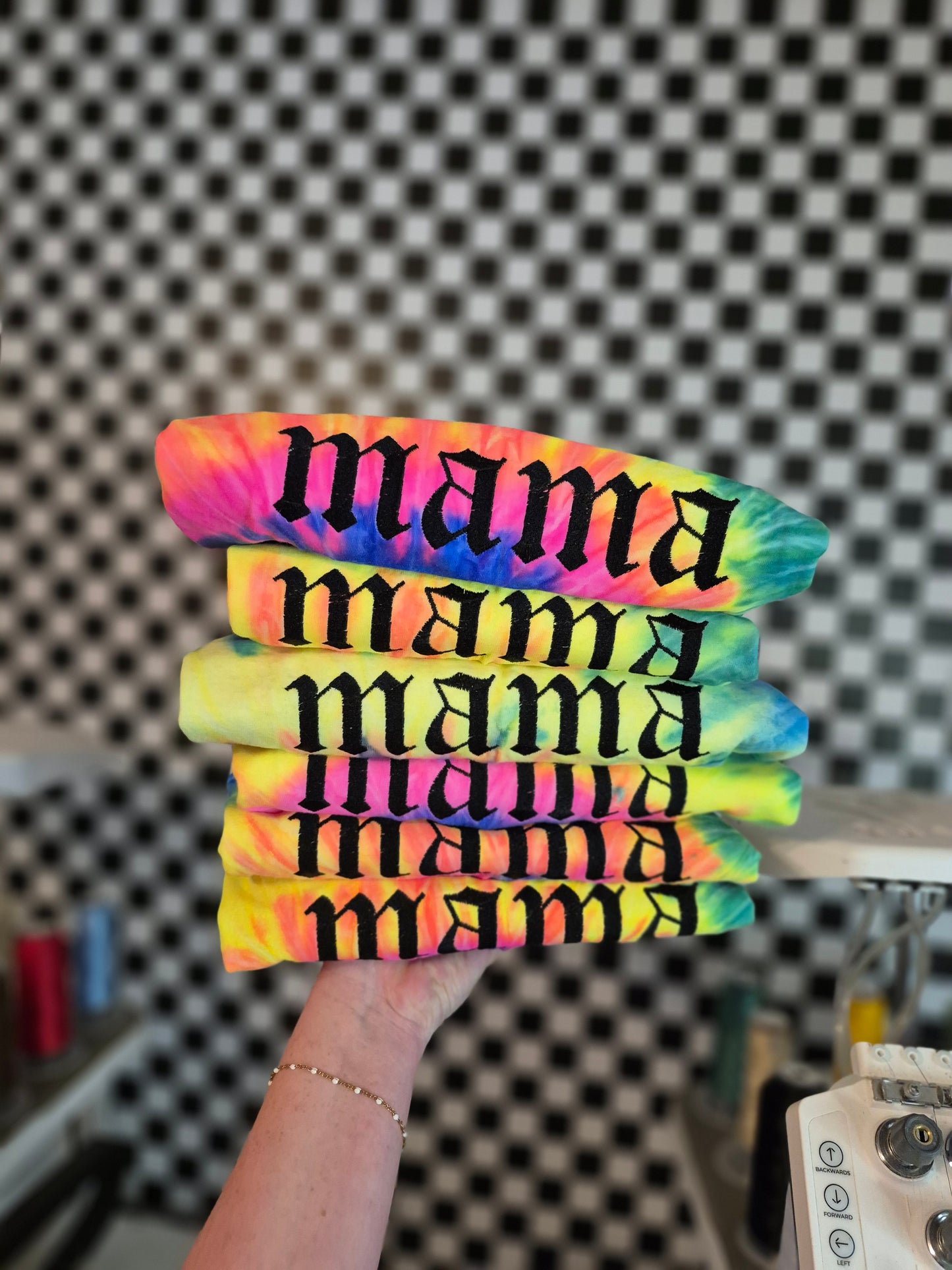 Tiedye MAMA tees ✨️