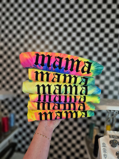 Tiedye MAMA tees ✨️