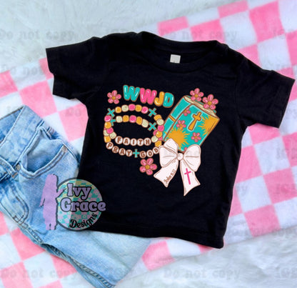WWJD - pink 💓 (infant, toddler & youth)