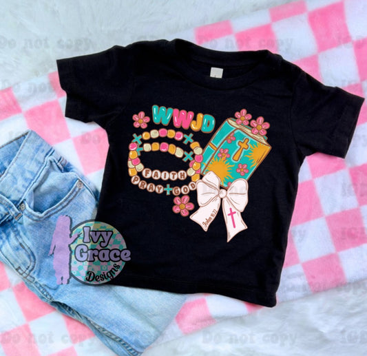 WWJD - pink 💓 (infant, toddler & youth)