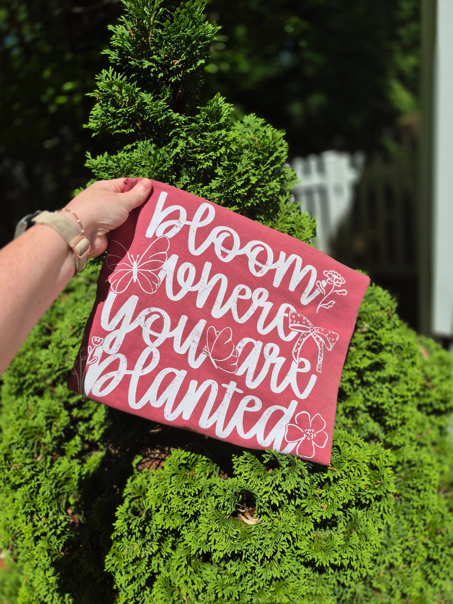 Bloom where you are planted  - CC tee