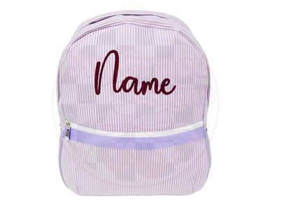 Seersucker backpack (full size)