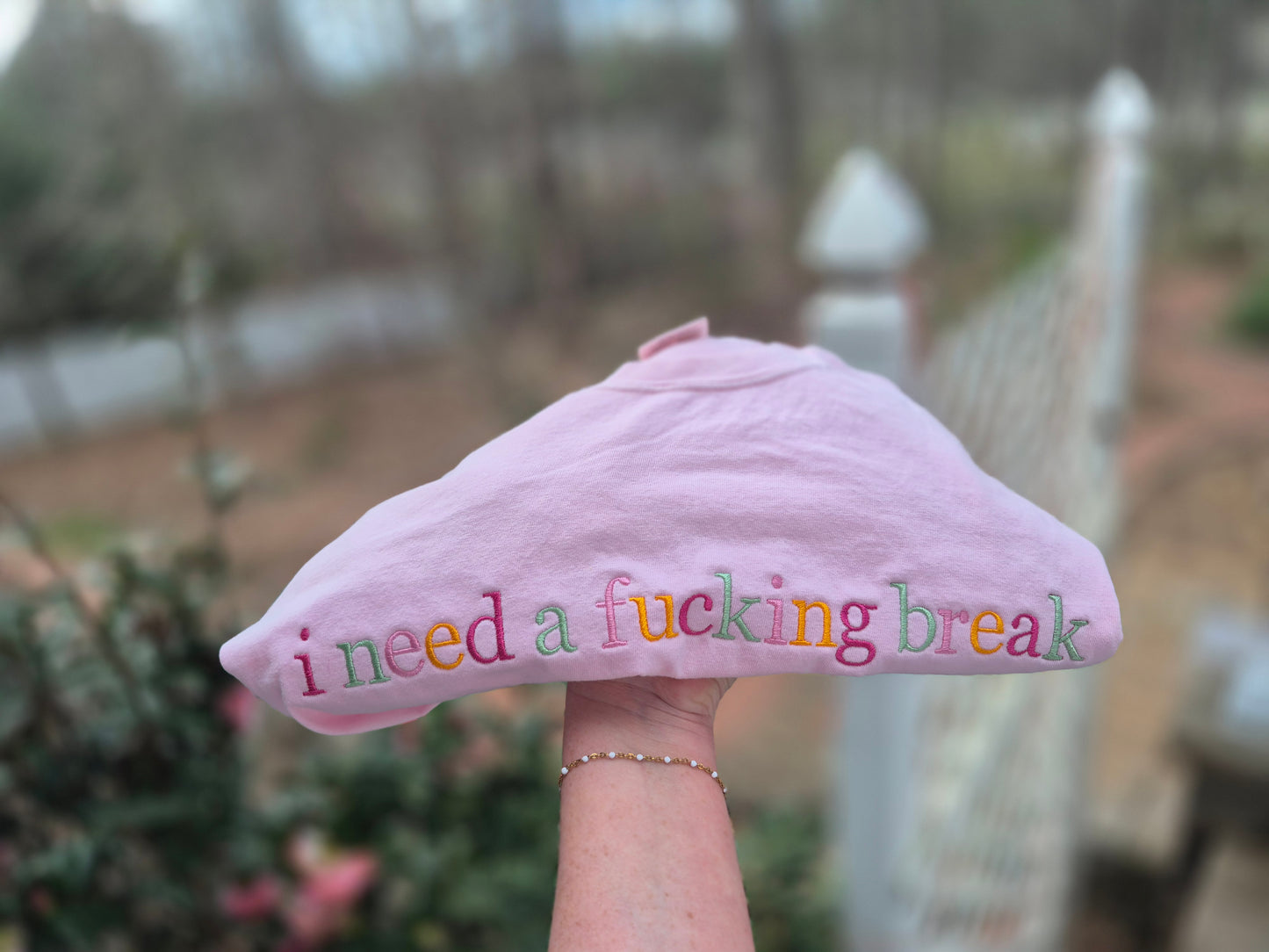 I need a fn break 😅 comfort color tee