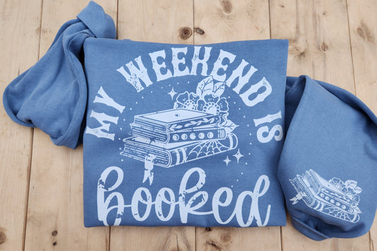 My weekend is booked 📚 comfort color sweatshirt