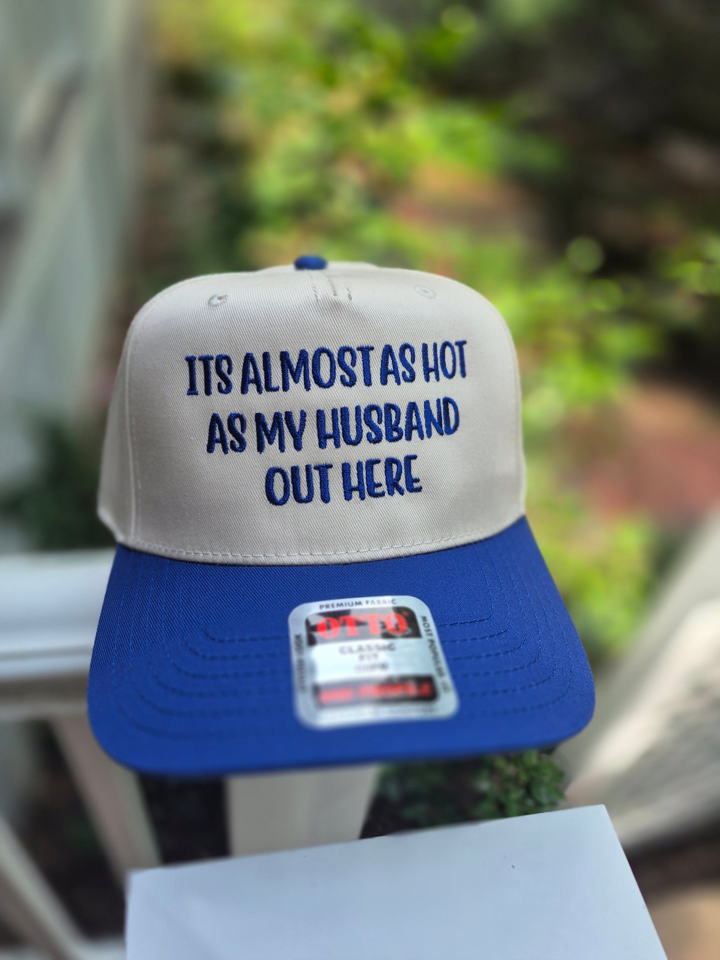 Its almost as hot as my ____ out here - structured hat