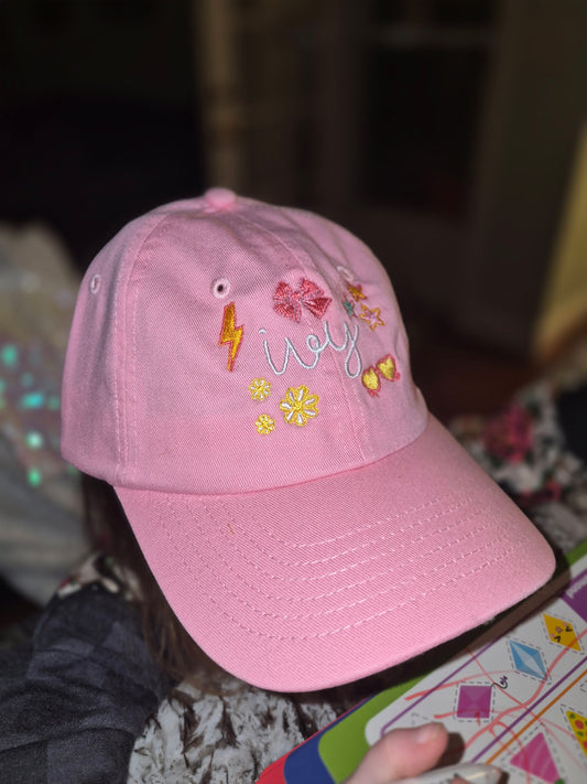 Youth dad cap- name + icons