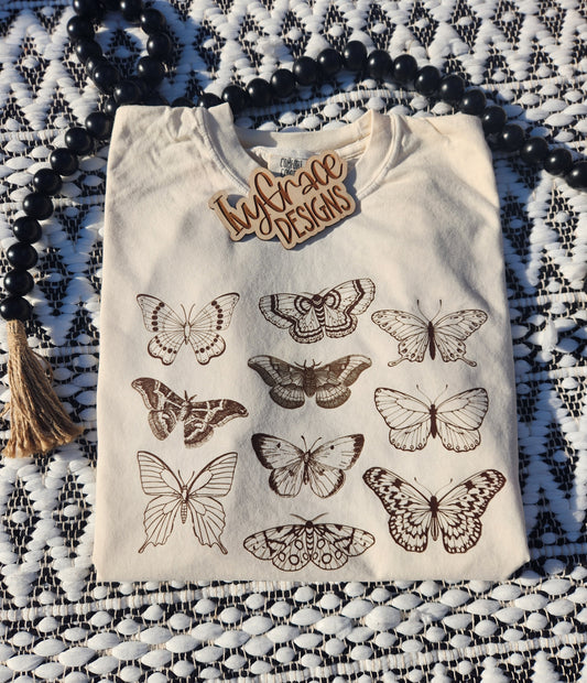 Butterflies 🦋 comfort color tee