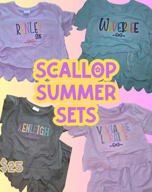 Summer scallop sets