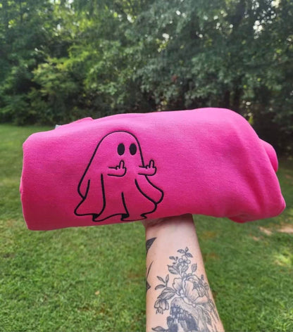 Weekend flash sale - ghost middle finger TEE & CREWS