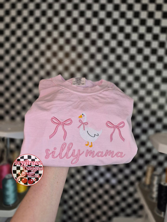 Silly mama -  cc tees & gildan crews- read description