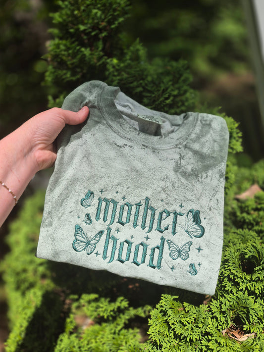 Motherhood 🦋  - colorblast tee