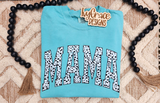 Mama Dalmatian comfort color tee