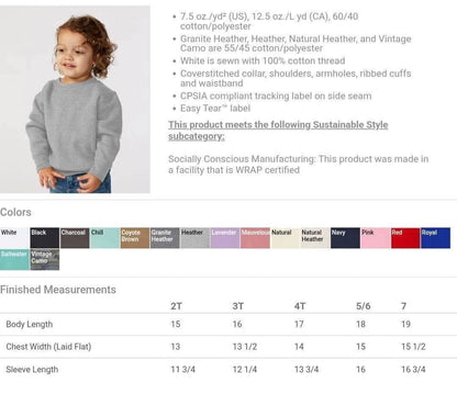 Toddler icons + names. (Tees & crews - read description