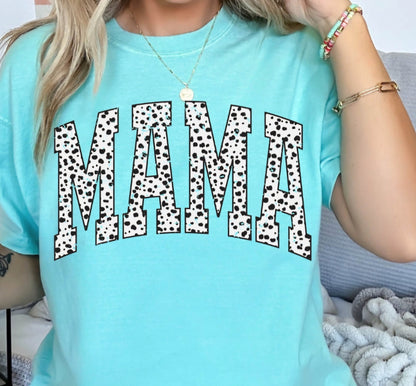 Mama Dalmatian comfort color tee
