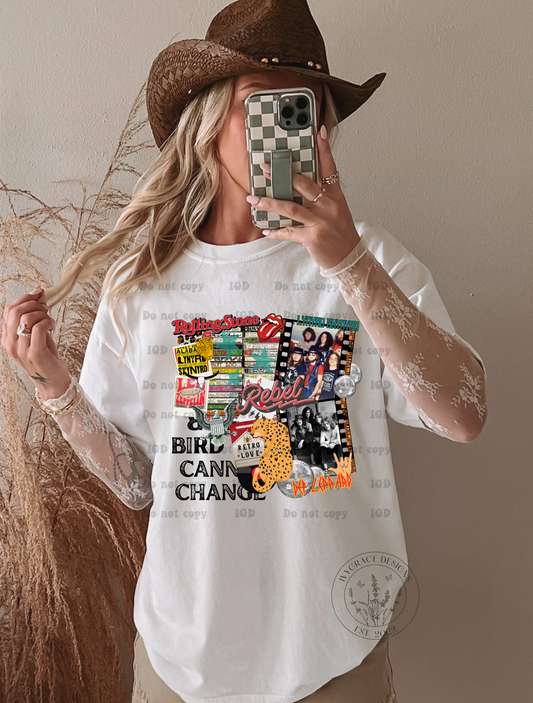 Rebel rock collage *Youth XS through  adults 3xl*