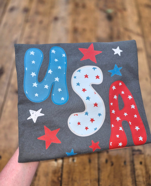 USA stars- cc tee