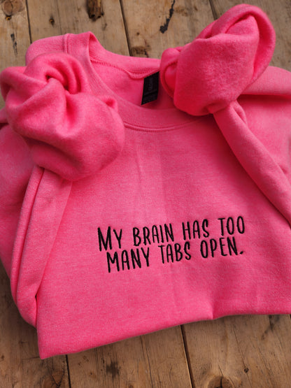 My brain has too many tabs open- sweatshirt
