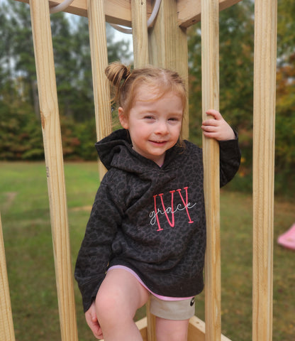 Toddler double name hoodies