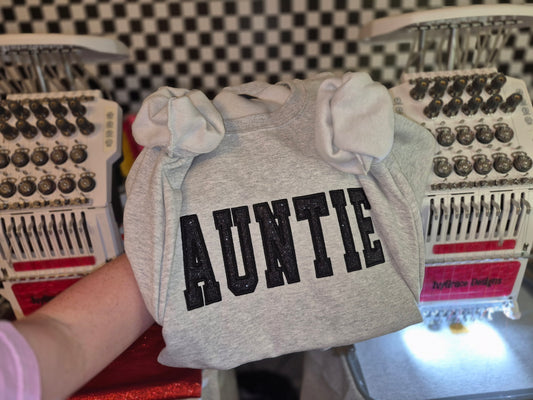 Glitter appliqué sweatshirt-any title- read description ✨️