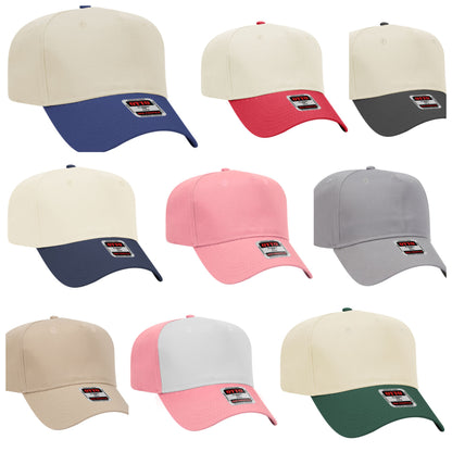 Living on that blue collar dollar - structured hat (half puff embroidery)