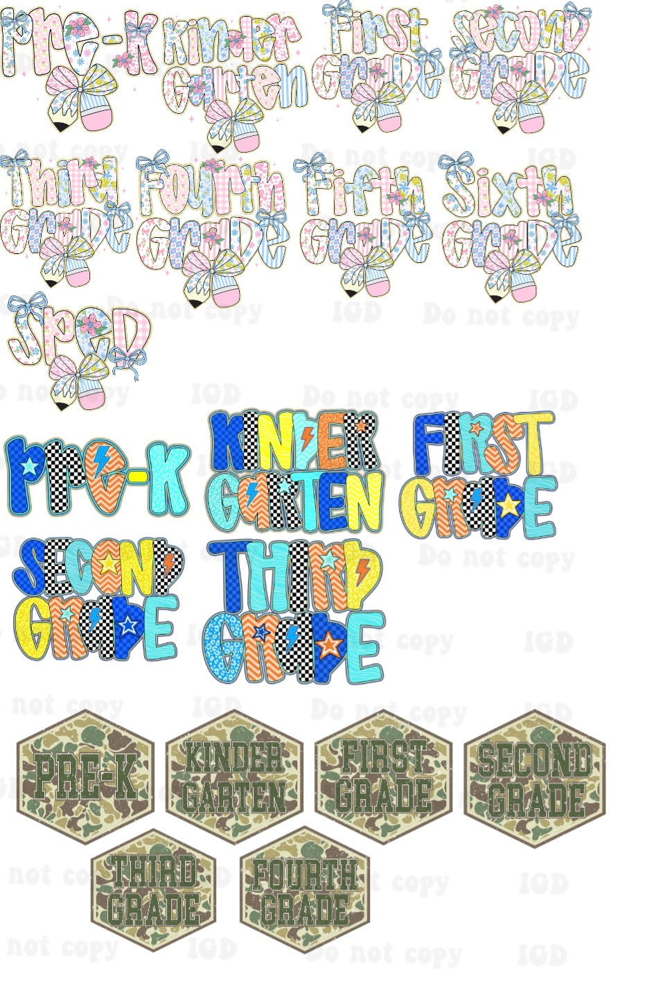 Multicolor boy retro grade pre k through 3rd-YOUTH CC TEE (Copy)