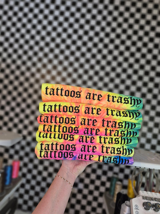 Tiedye tattoos are trashy tees ✨️