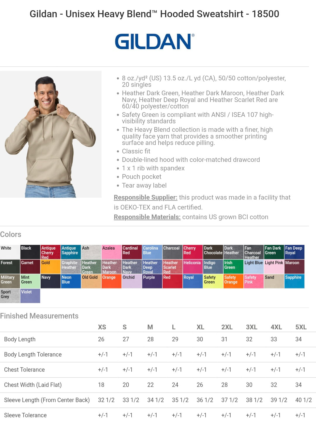 Sports hoodie + hood & sleeve embroidery