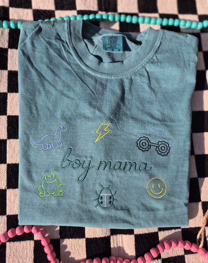 Boy mama doodles- cc tees & gildan crews