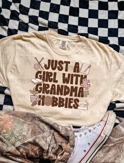 Grandma hobbies  -  comfort color tee