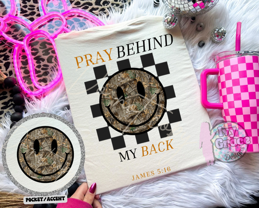 Pray behind my back 💚