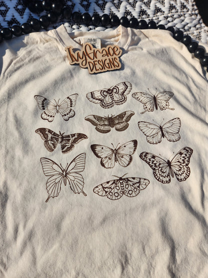 Butterflies 🦋 comfort color tee