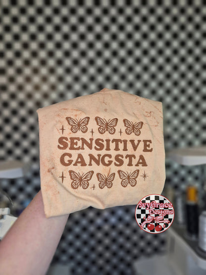 Sensitive Gangsta  - colorblast tee