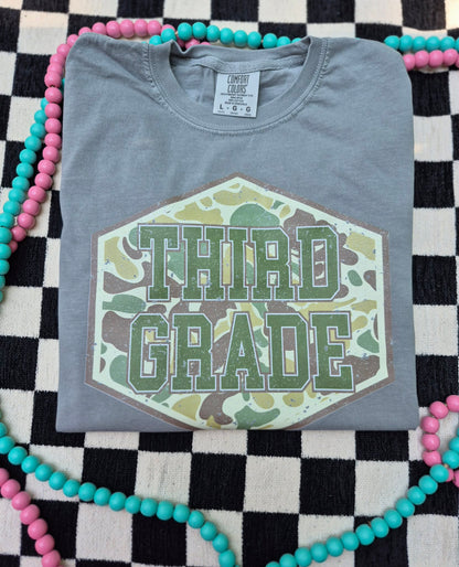 Camo grade pre k through 4th-YOUTH CC TEE