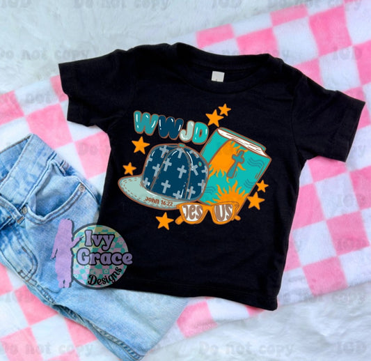 WWJD - blue 💙 (infant, toddler & youth)