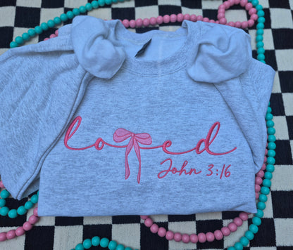 Loved. John 3:16