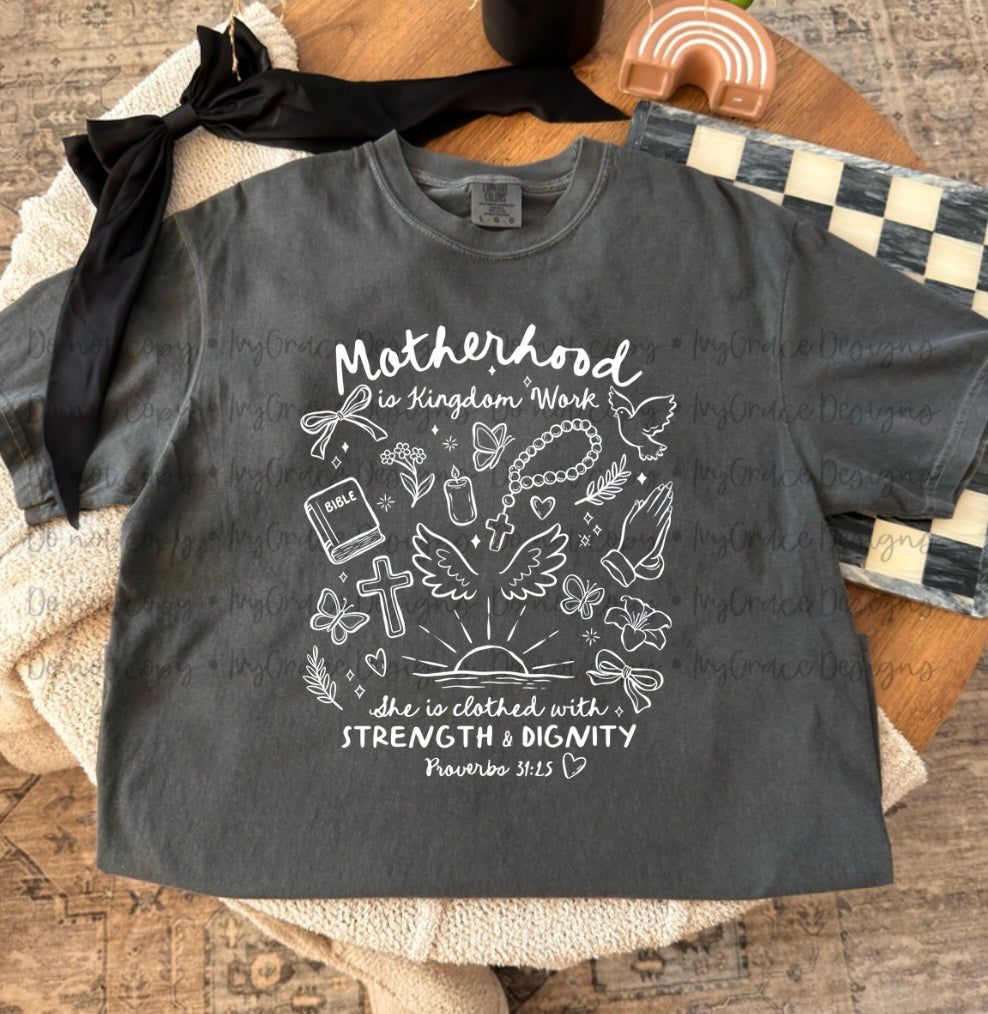 Motherhood is kingdom work - whimsical
