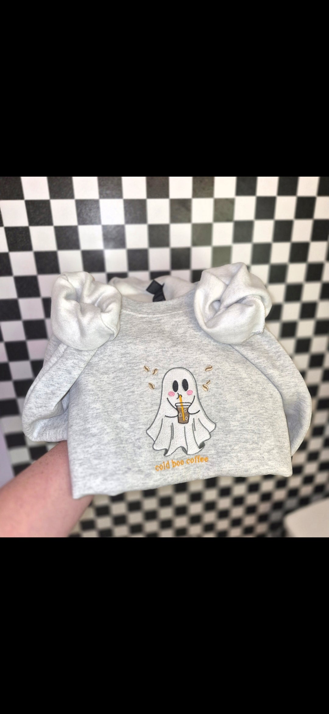 Weekend flash sale - cold boo coffee. TEES & CREWS