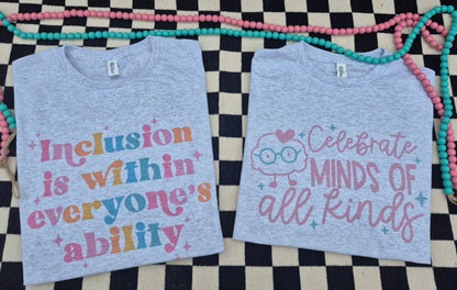 Inclusion & celebrate minds ✨️