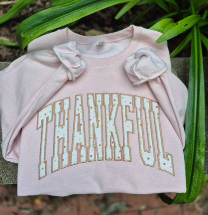 RTS lg sweatshirt- thankful