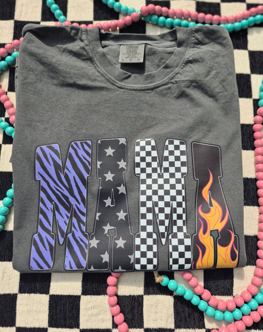 Mama - zebra flames