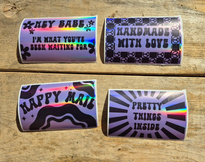 Thank you/pickup stickers 2×3