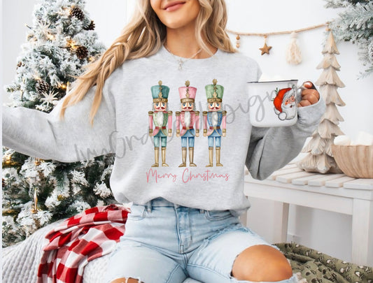 Nutcracker merry Christmas sweatshirt