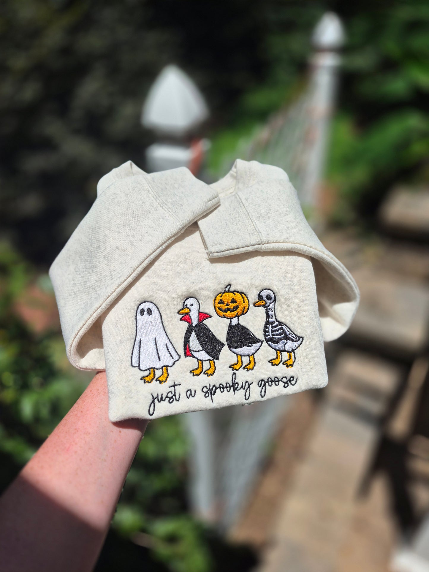 Spooky goose toddler crew