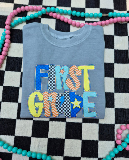 Multicolor boy retro grade pre k through 3rd-YOUTH CC TEE (Copy)